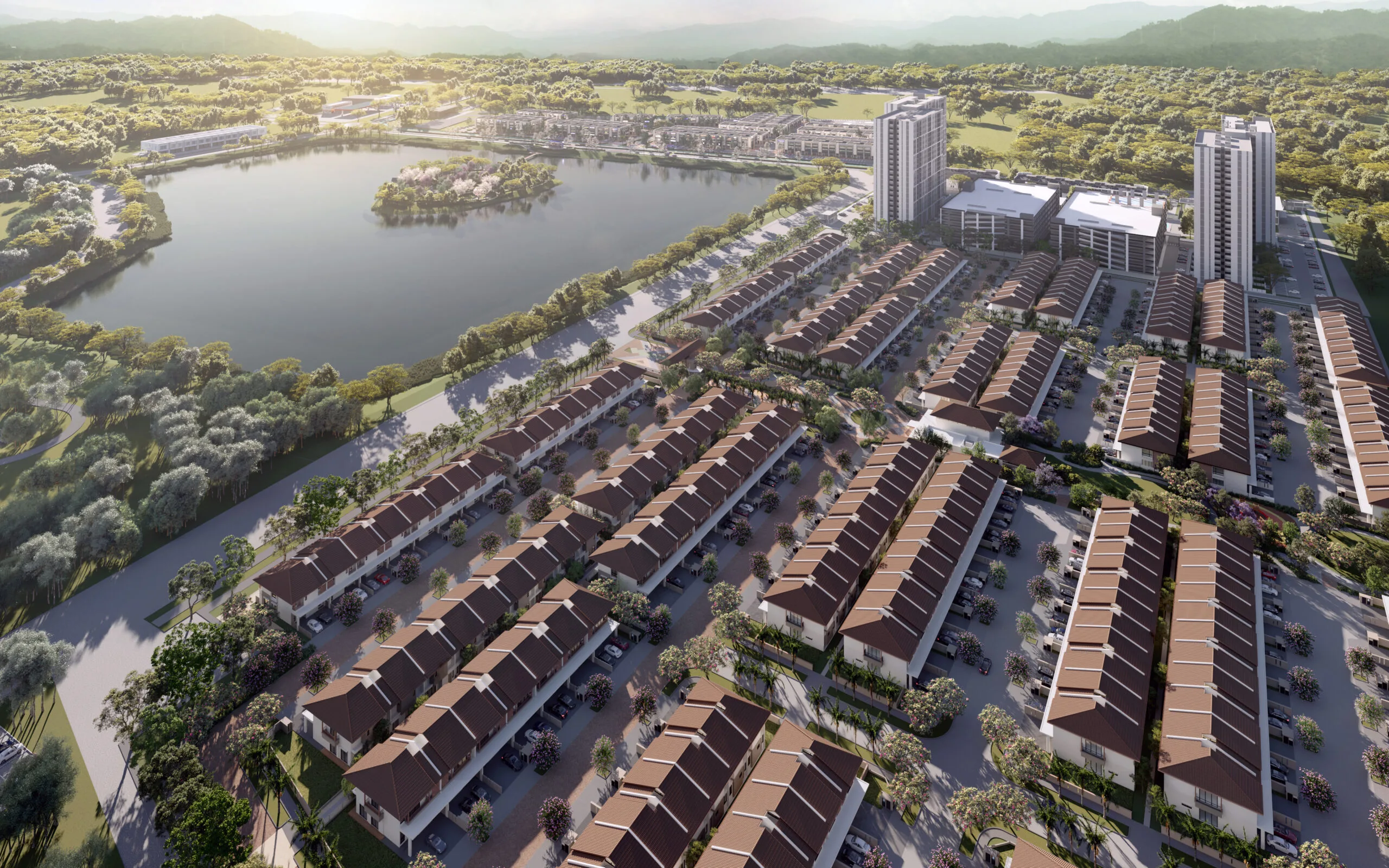 Lakeside Aerial View